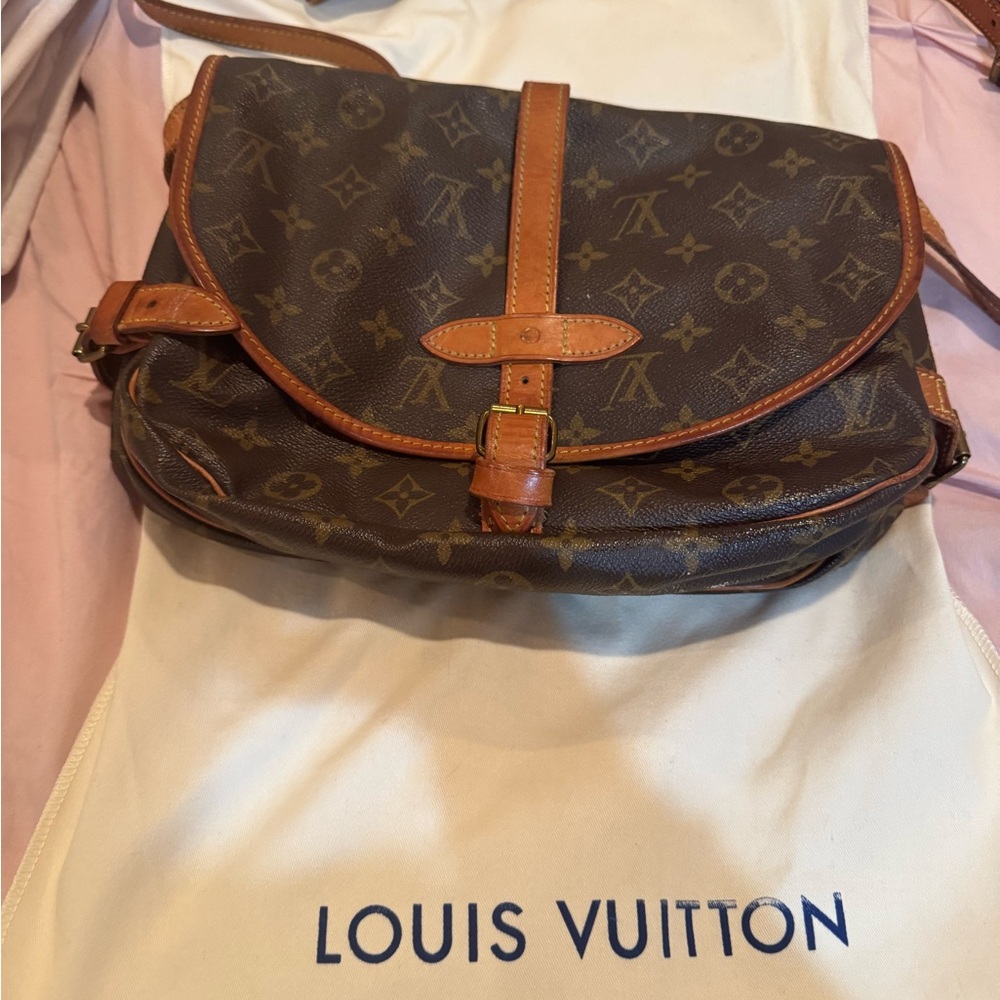 Louis Vuitton Brown Monogram Messenger Bag